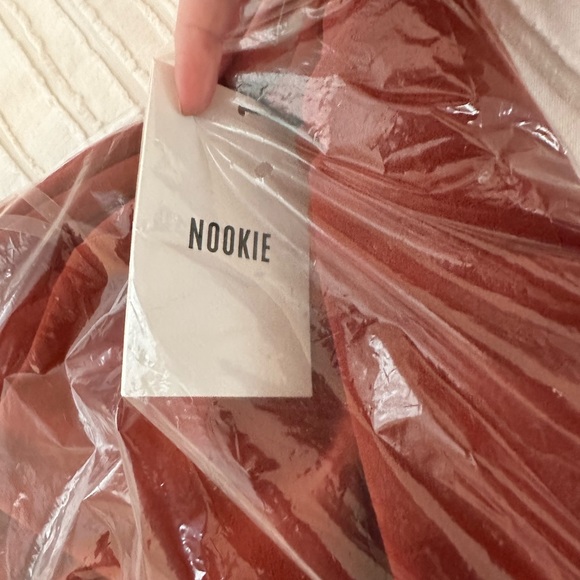 Nookie NWT Lexi Chain Gown in Rust Size Small - Picture 6 of 6